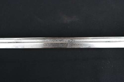BRITISH / SOUTH AFRICA NAVY OFFICER'S SWORD MADE IN ENGLAND