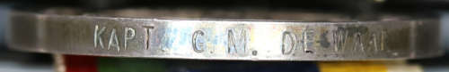 DTD to Kapt G M de Waal, Vryheid Commando EF
