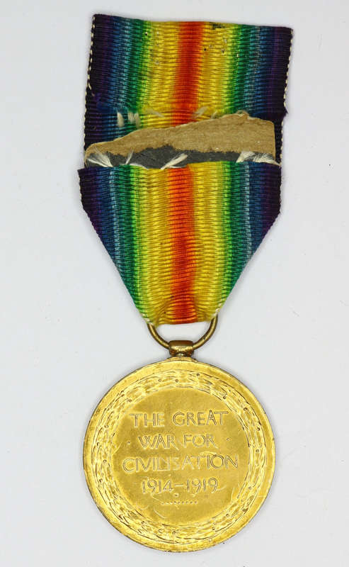 VICTORY MEDAL 34295 SJT D.R. MANN L.N.LAN.R. K.I.A. 2 OCTOBER 1918 EF