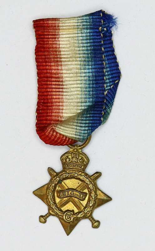 MINIATURE MEDAL: 1914 - 15 STAR EF