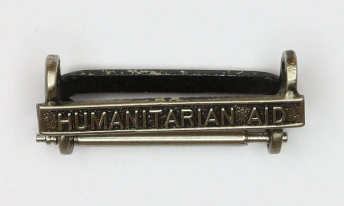 Rare miniature Humanitarian Aid bar for General Service Medal (Tshumelo Ikatelaho)  EF