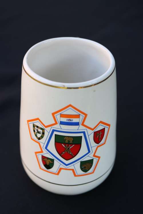 Eastern Province Command mug made by Koch Ceramics Grahamstown