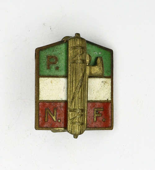 WWII Italian National Fascist Party enamelled pin EF