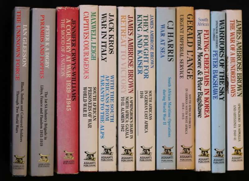 Complete 12 Volume Set of South Africans at War Series by Ashanti Pubishing
