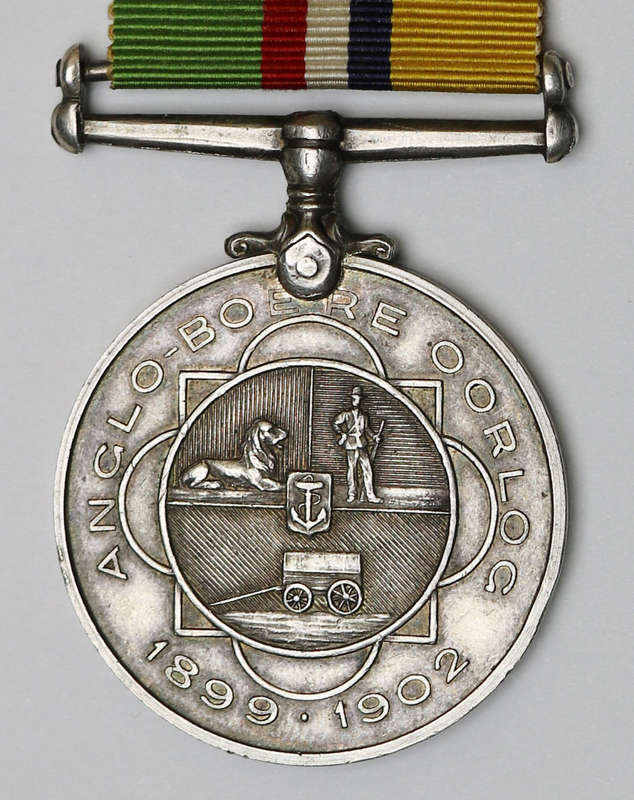 ABO medal to Veldkornet Abraham Gerhardus Dannhauser Vryheid Commando EF