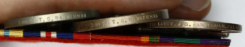 Group of five medals: 1939-45 Star, Africa Star, WM, ASM, GSM (1918-62) bar: Palestine EF