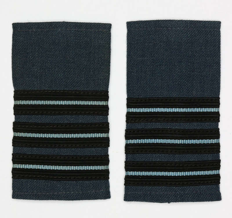Rhodesian Air Force Wing Commander rank insignia pair