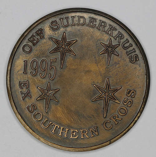 Exercise Southern Cross Medallion in box 50mm EF