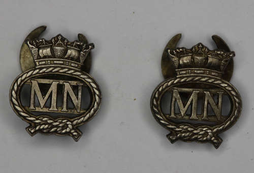 Merchant Navy Lapel Button Hole Badges EF
