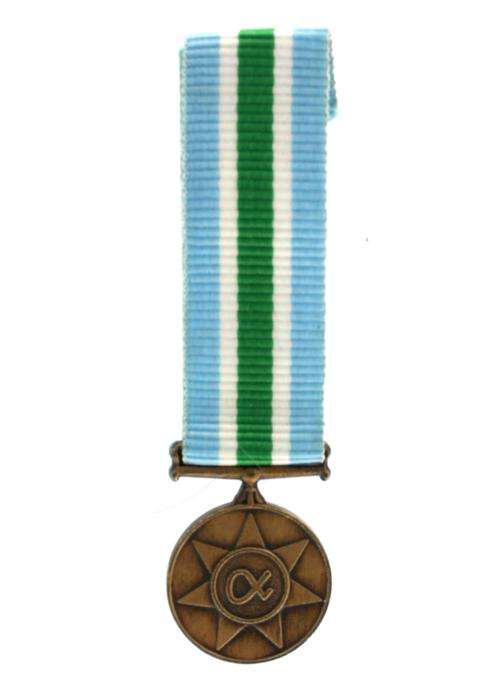 Miniature Unitas Medal EF