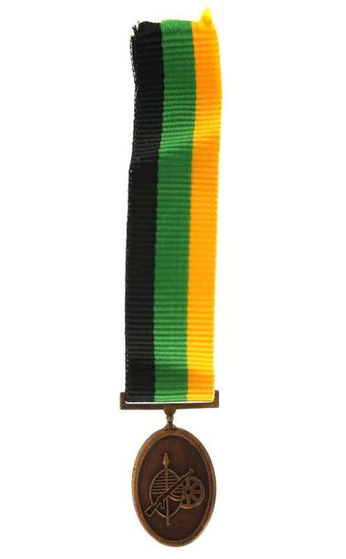 Miniature Umkhonto we Sizwe MK Service Medal in Bronze 10 Years Sevice EF