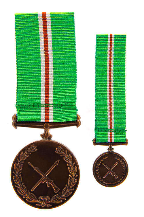 Transkei Military Rule Medal full size & miniature EF