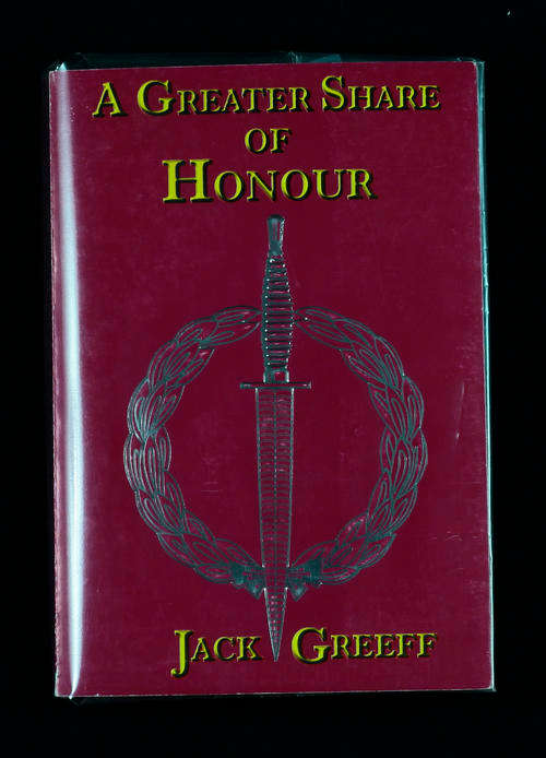 A Greater Share of Honour Jack Greef Very Good Book
