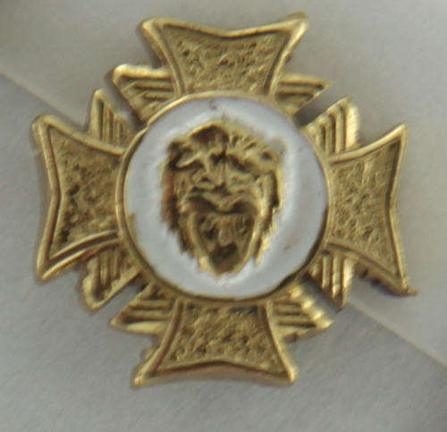 Original Rodesia Grand Cross of Valour ribbon button EF