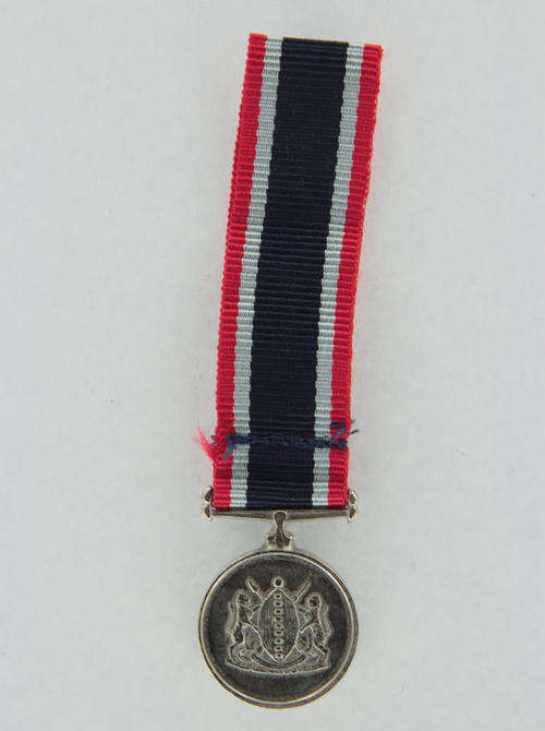 Miniature Transkei Defence Force Medal EF