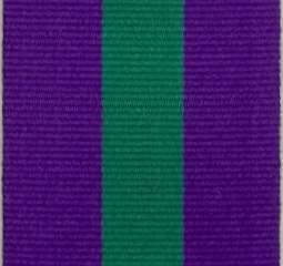Full Size General Service Medal 1918 - 62 Ribbon 15cm