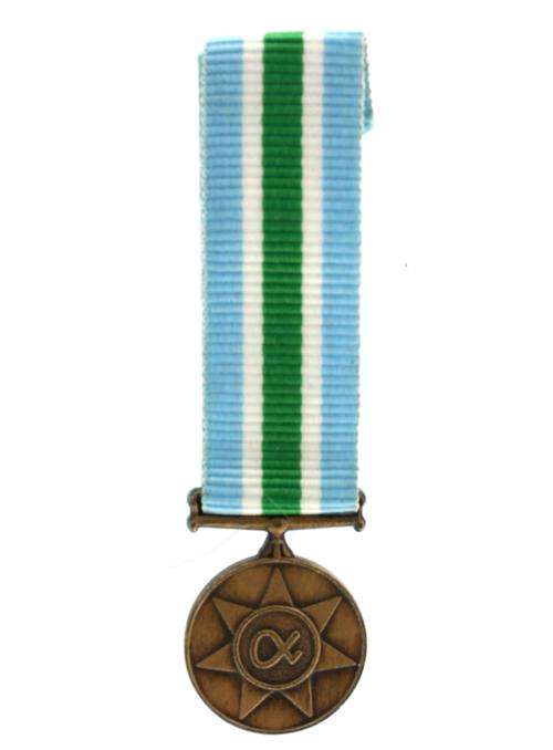 Miniature Unitas Medal EF