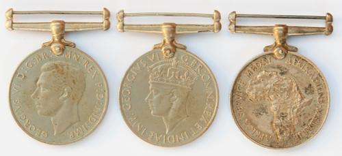 Three: Defence, War & Africa Service Medals (282504 VV Vice)