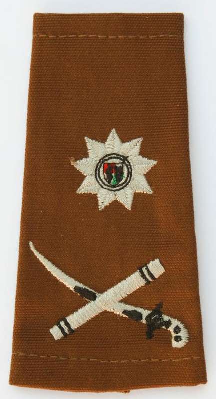 SANDF Army General: Slip On Rank Embroidered on Nutria Worn 1996 - 2002