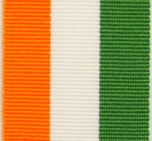 Miniature Size Ribbon - King's South Africa Medal QSA (Per cm)