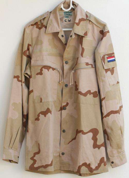 Netherlands - 3 Colour Desert Uniform Jacket (Size Large)