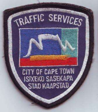 City of Cape Town Traffic Services Patch