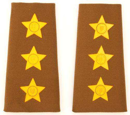 SADF Pair of Captian Rubberised Ranks Field Dress 1980s - 1996
