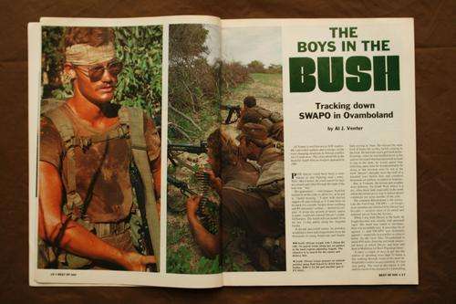 Soldier of Fortune Mar 1987 The Boys in the Bush Tracking Down SWAPO in Ovamboland Good Magazine