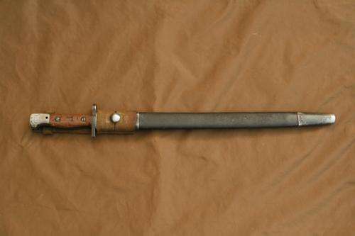 Pattern 1907 Sword Bayonet With Webbing Frog for .303 Rifle Manufactured at Lithgow Australia