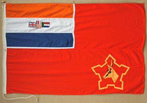 South African Defence Force Army Flag 1987 Size 180x120 cm Very Good Condition
