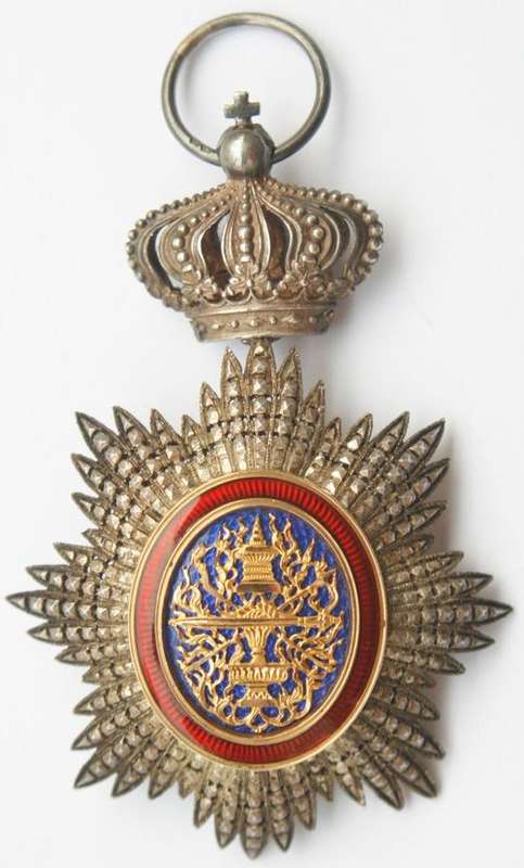 Royal Order of Cambodia Knight / Ordre Royal du Cambodge Chevalier Palais-Royal No46 Kretly Paris