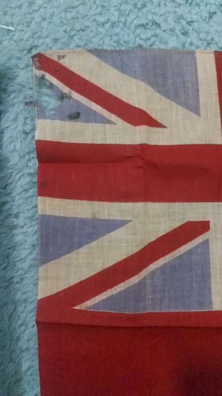 First South African Flag 1910 before Orange White and Blue. Open to see story.