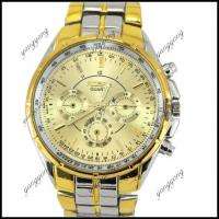 free shipping -lowest price -Luxury Designer Gold Men's  Wristwatch Alloy Steel
