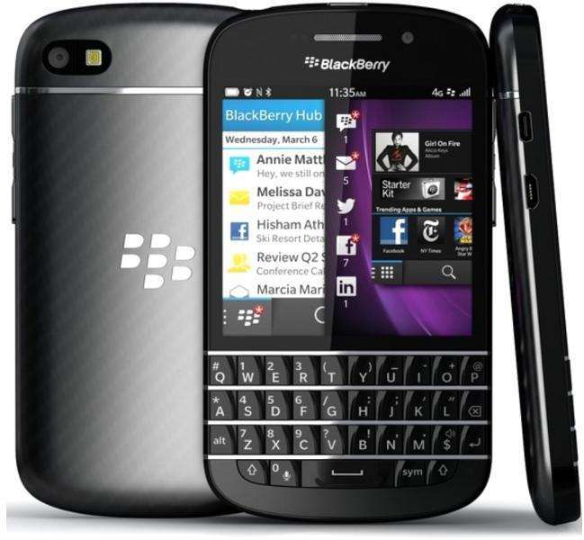 BLACKBERRY Q10 SMARTPHONE WITH QWERTY KEYBOARD