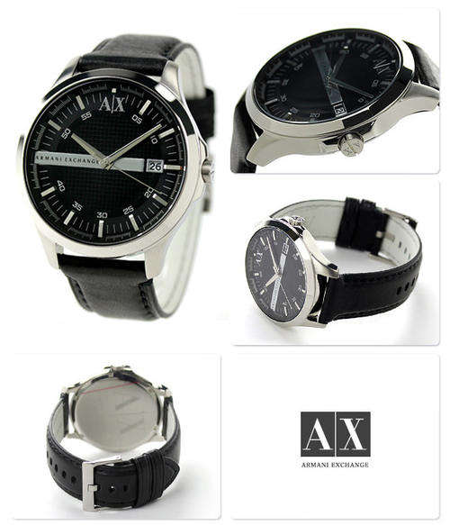 ARMANI EXCHANGE AX1201 SMART HAMPTON MENS WATCH -BLK
