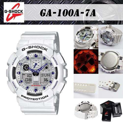 CASIO G-SHOCK GA100A -7A -WHITE