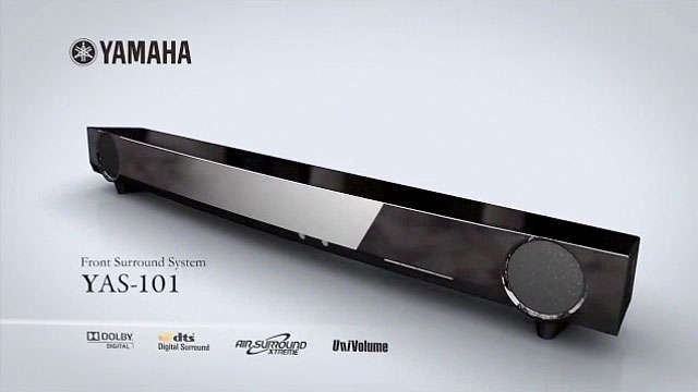 YAMAHA 7.1ch YAS101 SOUNDBAR W/BUILT IN SUBWOOFERS
