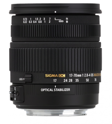 SIGMA 17-70MM F2.8-4 DC MACRO OS HSM LENS FOR CANON