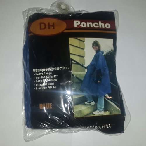 Waterproof PVC Poncho - one size fits all