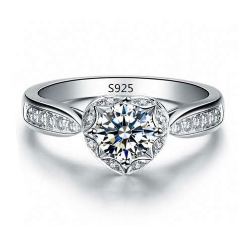 Simulated Diamond Ring with Amazing Accents