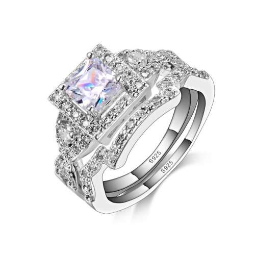 Breathtaking & Amazing! New Wedding 1.68CT Sim.Diamond with Extraordinary Design- Size 6-7-8