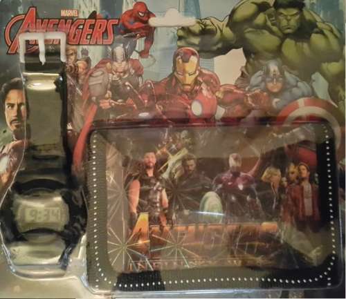 AVENGERS/FROZEN/SPIDERMAN/PAW PATROL WATCH AND WALLET