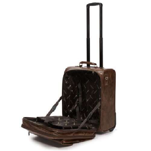 Two Wheel Spinner Trolley Laptop Cabin Briefcase Bag