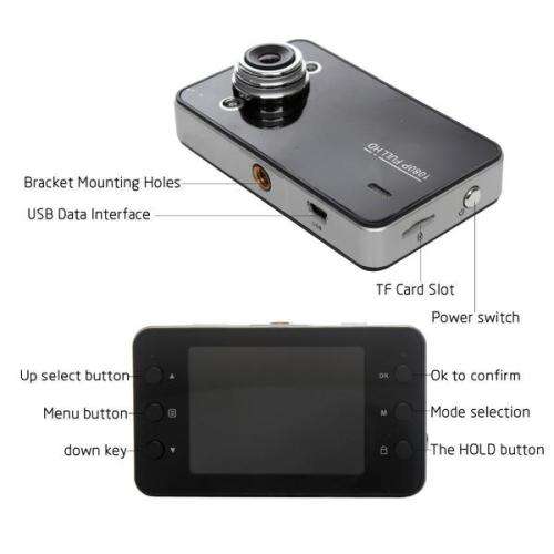 FULL HD1080 DASH CAM WITH FREE 16GB SD CARD