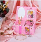 PINK BALLERINA KIDS MUSICAL BOX JEWELLERY & TRINKET - GREAT CHRISTMAS GIFT