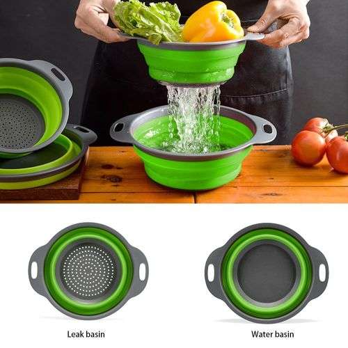 COLLAPSIBLE - 2 PIECE FILTER BASKETS