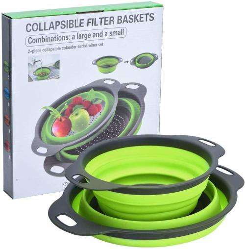 COLLAPSIBLE - 2 PIECE FILTER BASKETS