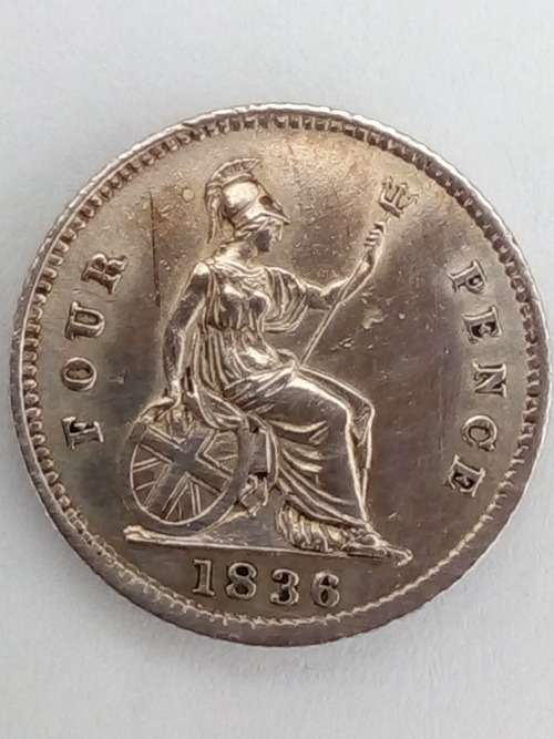 1836 Great Britain 4 Pence