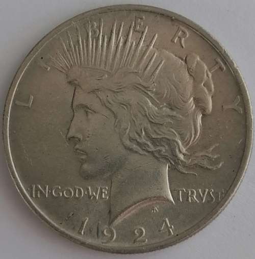 1924 Peace Dollar