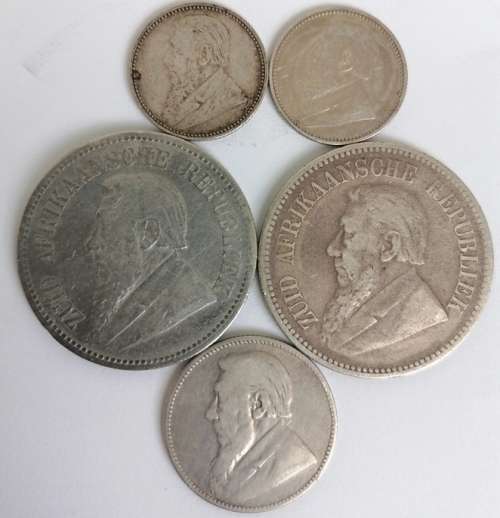 TAKE THE LOT.X5 ZAR COINS.